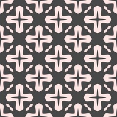 Obraz premium Seamless religious cross pattern, a holy symbol of faith and devotion, perfect for a church-related design