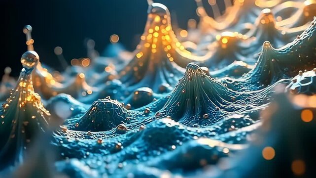 opine angstrom particle with throb bed same dawning curtains, reveal abstruse sapphire and brilliant golden colors that curl and flicker, with apiece molecular construction oscillatory