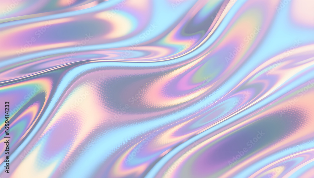 Aufkleber dynamic fluid color gradient background, abstract kv main visual business ppt background