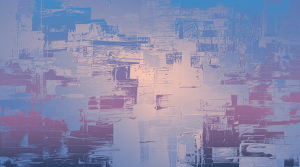 Abstract grunge purple sky background. The worn, scratched texture creates the effect of an old painted surface