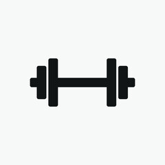 Dumbbell for gym icon fully editable vector template