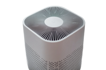 Home air purifier isolated on transparent background