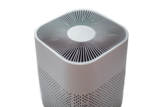 Home air purifier isolated on transparent background