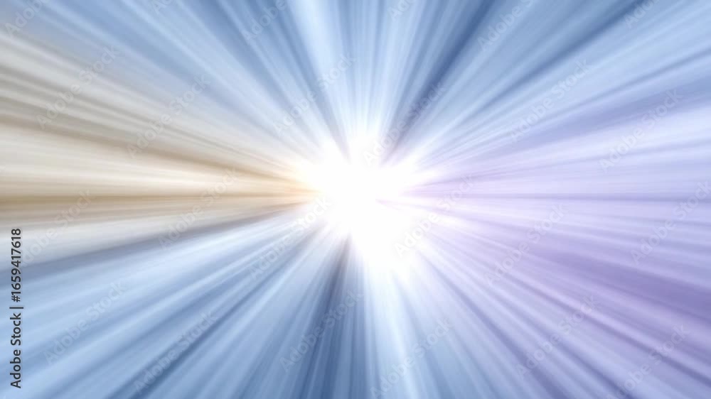 Poster abstract light burst: a mesmerizing display of radiant beams converging towards a central point, evo