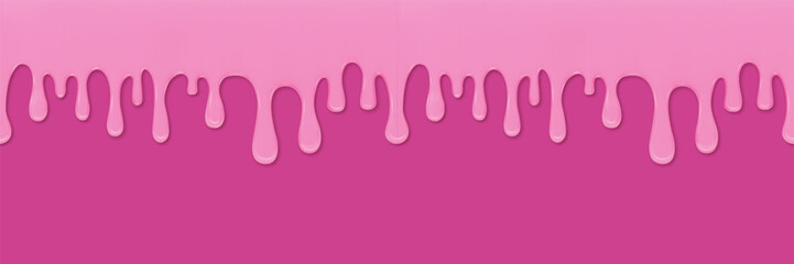 Pink Dripping Liquid Abstract Background with a Melting Design