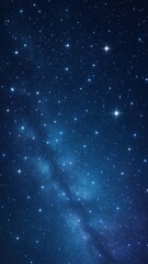 Starry night sky galaxy