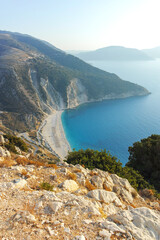 Amazing view of Myrtos Beach, Cephalonia, Greece