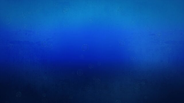 Underwater Blue Background with Rising Air Bubbles Animation &ndash; Relaxing Aquatic Effect of Floating Bubbles Moving Up in Deep Ocean or Sea Water, Perfect for Motion Graphics and Creative Projects