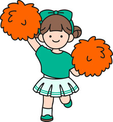 Cute Cheerleader
