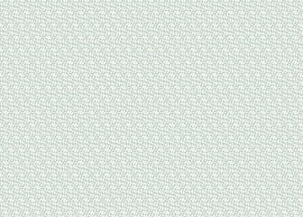 Seamless geometric green line curves guilloche vector pattern for banknotes or certificates.