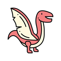 Cute Dinosaur Vector Icons Collection Illustration © fajar