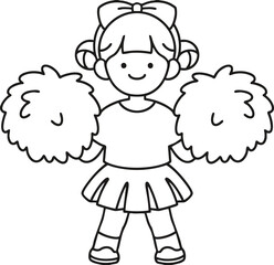 Cute Cheerleader