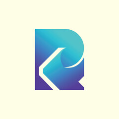 Modern RF Logo deign template