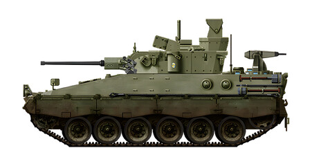Marder 1RV (The concept of a British infantry fighting vehicle based on the Marder 1, using a domestic turret) © Tikros