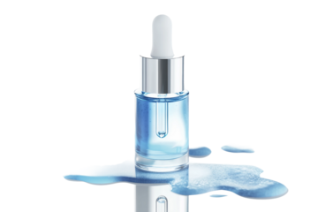 Glow brightening serum isolated on transparent background