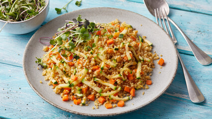 Spelt bulgur salad