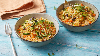 Spelt bulgur salad
