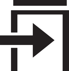 Exit Arrow Direction Icon