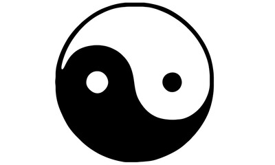  Yin yang symbol of balance and harmony representing Taoist philosophy