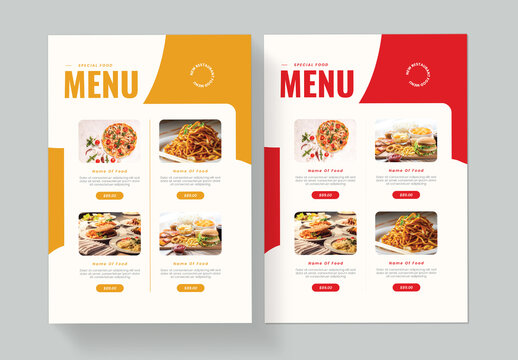 Food Menu Template