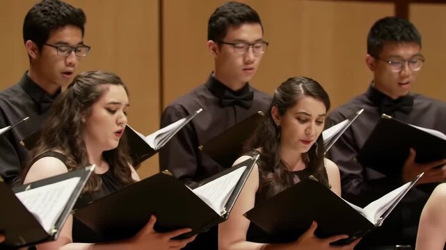 Collegiate Choir in Concert Beautiful Harmonization and Vocal Performance