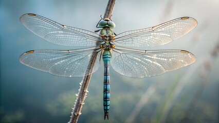 dragonfly on a branch