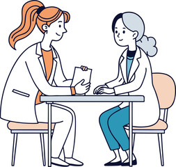 two young women in cafe