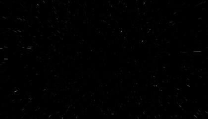 Fototapeta premium Hyperspace Starfield Background.