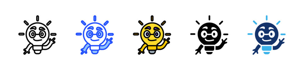 Evolutionary Thinking Icon Collection With Multiple Styles