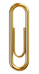 Gold paperclip graphic