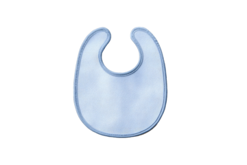 Light-gray baby bib