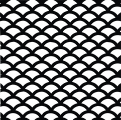 Fish Scale Pattern Vector