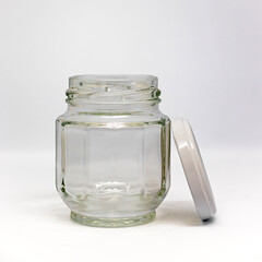 This is a photo of a glass bottle. It can be used as a background material or composite material.