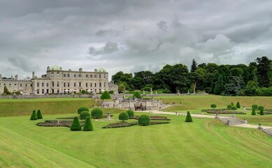 parc, jardin et château dans le Comté de Wicklow en Irlande 