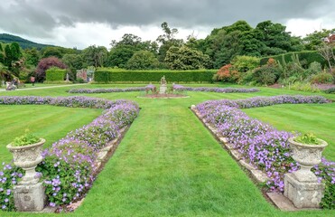 parc, jardin et château dans le Comté de Wicklow en Irlande 