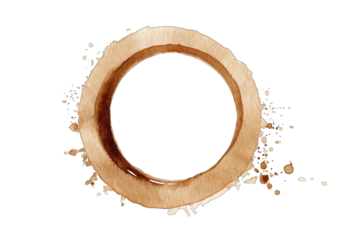 Coffee stain ring