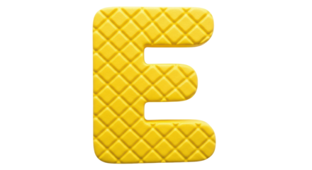Isolated Letter E