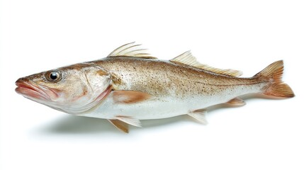 Cod Fish Isolated on White