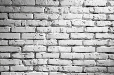 Obraz premium White Brick Wall Texture