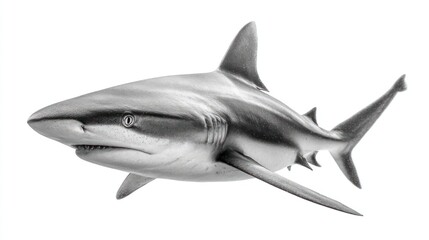 Fototapeta premium Gray shark profile