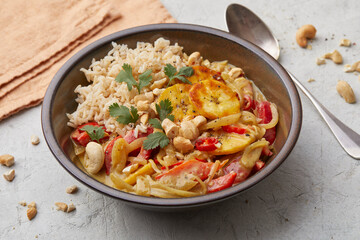 Ayurvedic banana curry