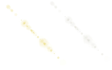 Fototapeta premium Bokeh lights trails on white background