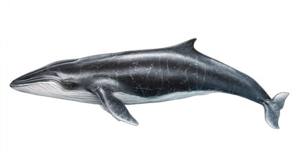 Illustration of a whale 