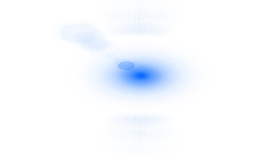 Blue light effect orb glowing abstract background