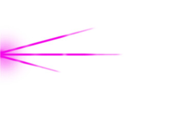 Magenta Arrow on White Background Light Effect PNG