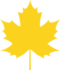 Maple leaf Yellow