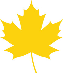 Maple leaf Yellow