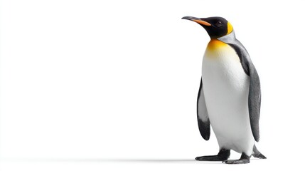 Fototapeta premium Penguin standing, profile view