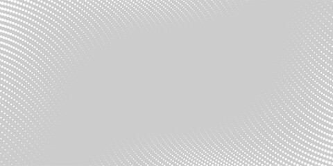 Naklejka premium Abstract white glowing geometric lines on gray background. Modern shiny blue circle lines pattern. Futuristic technology concept. Suit for cover, odern