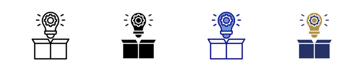 Product Innovation  Icon Set Multiple Style Collection
